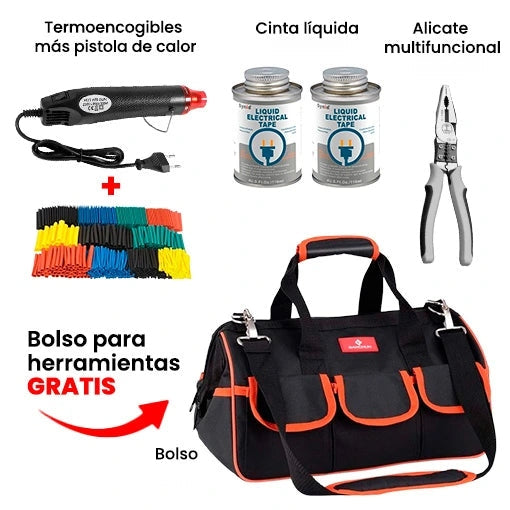 COMBO ELECTRICISTA ⚒️👷 ¡4 HERRAMIENTAS DIFERENTES + BOLSO GRATIS! 🎁