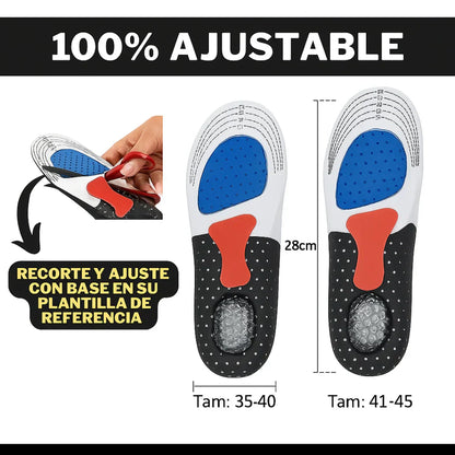 Plantillas de gel ortopédicas