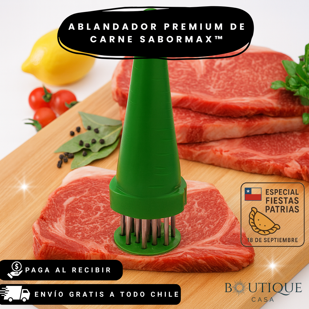 Ablandador Premium de carne | SaborMax™ (OFERTA 18CHERA 🍷🎉)