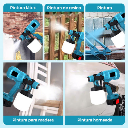 🔥 Pulverizador de pintura eléctrico inalámbrico