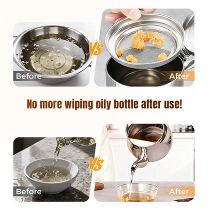 🔥Promoción por tiempo limitado 🔥Olla filtrante de aceite de acero inoxidable