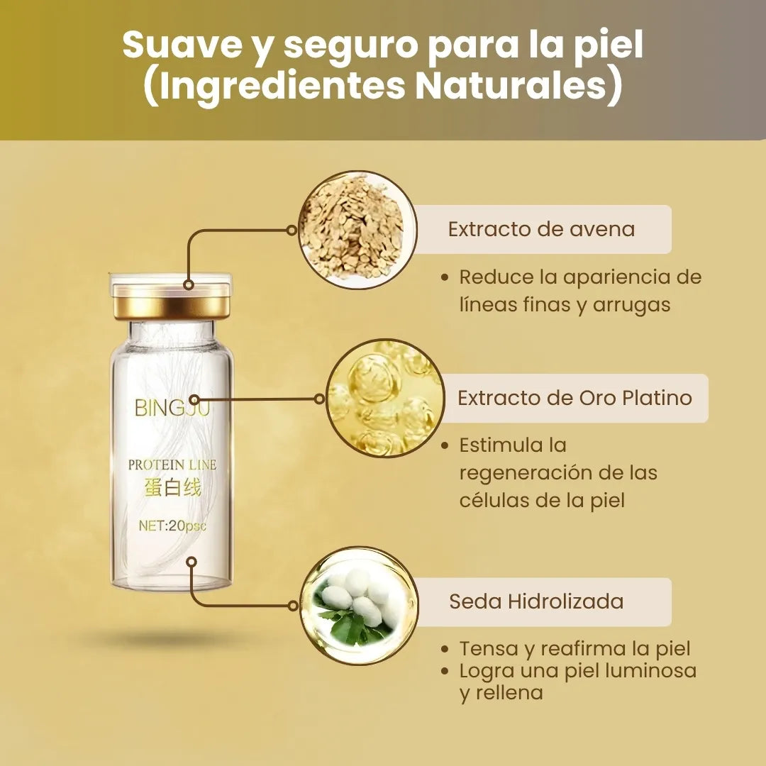 Set hilos tensores absorbibles de colágeno + Serúm 🎁