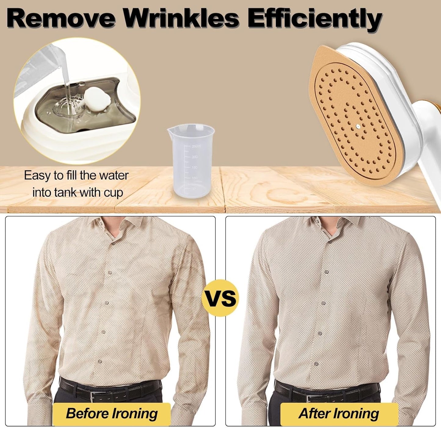 Plancha Viajera Vapor QuickTravel®