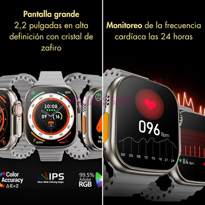 ⌚SmartFit Ultra T900™ – El smartwatch con estilo y tecnología a otro nivel