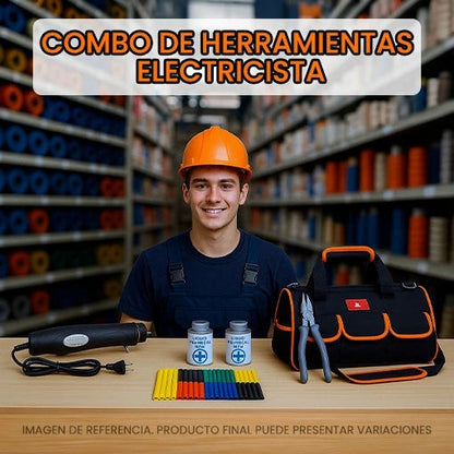 COMBO ELECTRICISTA ⚒️👷 ¡4 HERRAMIENTAS DIFERENTES + BOLSO GRATIS! 🎁