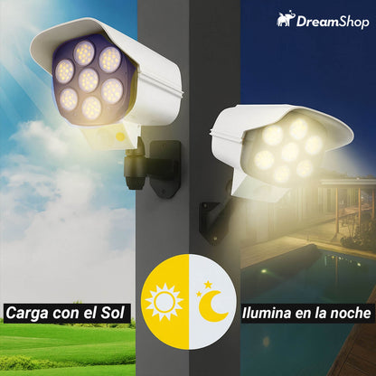 Foco Solar- Tipo Camara Seguridad
