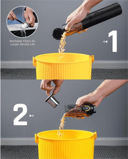 💥 Aspiradora de Coche Inalámbrica Slim V8 Mate - Alta Potencia 13000Pa/30AW