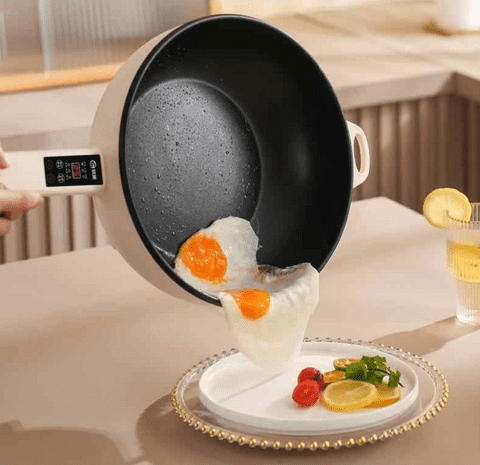 Sarten electrico multifuncional con control de temperatura