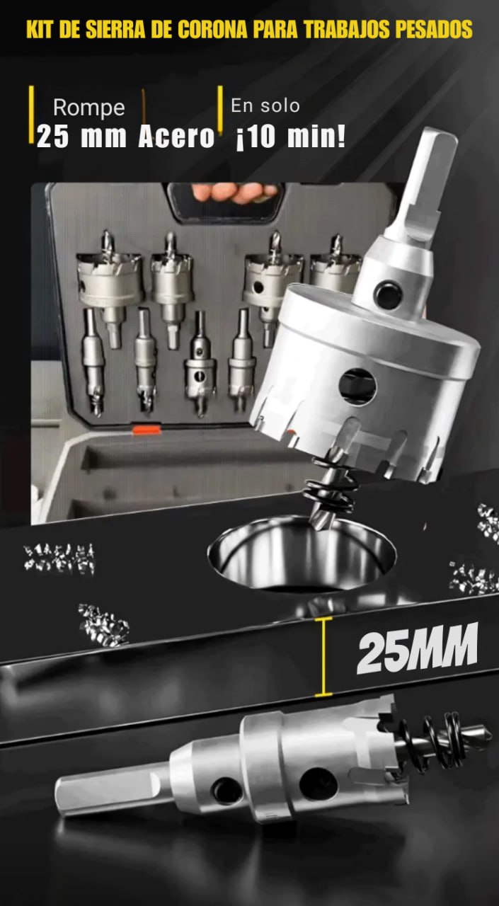 🔥 Broca de metal duro para metal