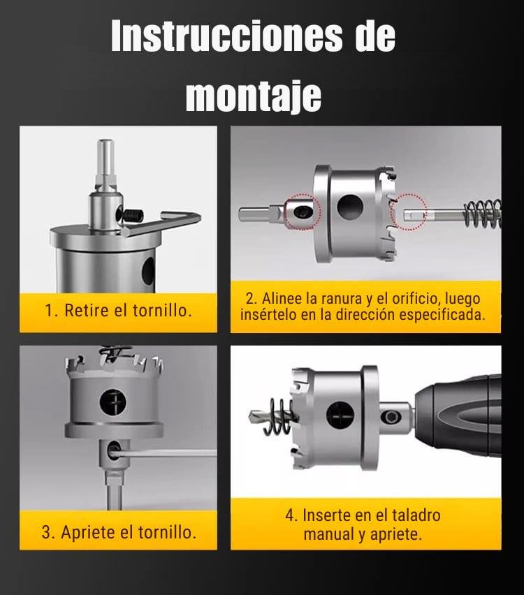 🔥 Broca de metal duro para metal