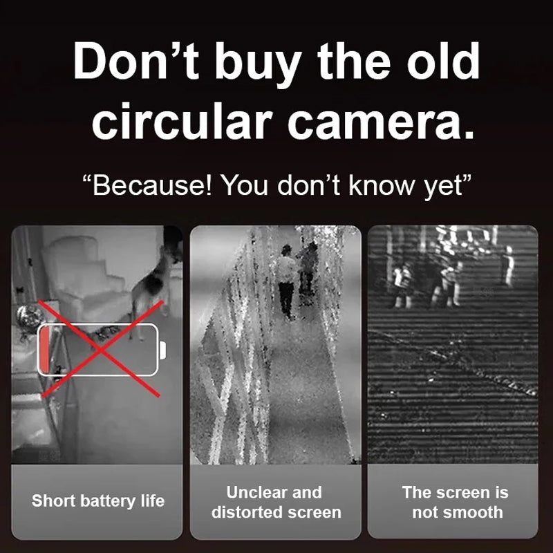 🤩🌹🌹Cámara de vigilancia inalámbrica de alta definición con visión nocturna.