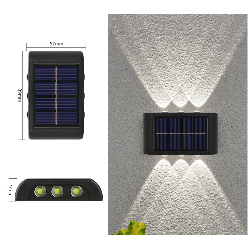 Solar Powered Up & Down Wall Light