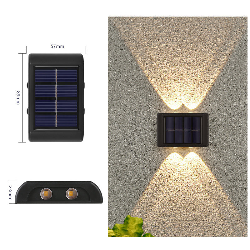 Solar Powered Up & Down Wall Light