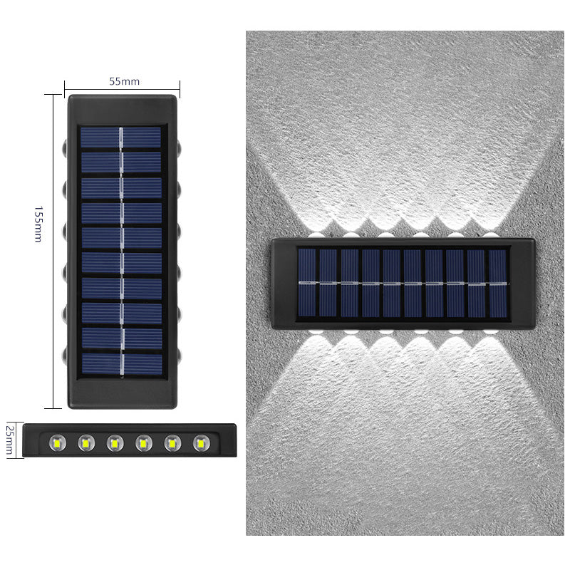 Solar Powered Up & Down Wall Light