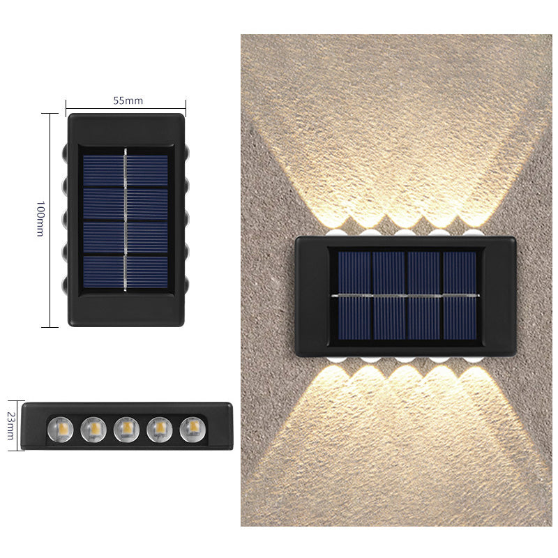 Solar Powered Up & Down Wall Light