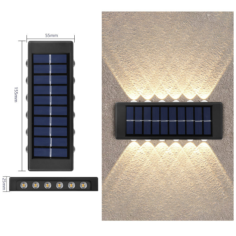 Solar Powered Up & Down Wall Light