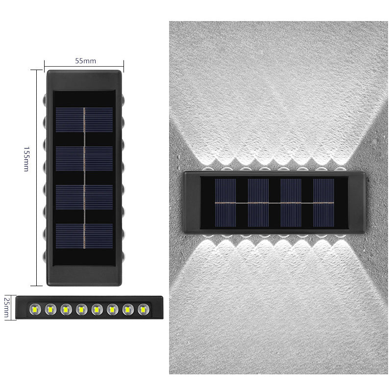 Solar Powered Up & Down Wall Light